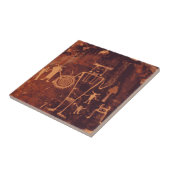 Petroglyph, Dinosaur National Monument, Colorado Tegeltje (Zijkant)