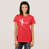 Petroglyph, New Mexico Road Runner T-shirt (Voorkant volledig)