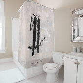 Petroglyph-paneel Douchegordijn (In situ)