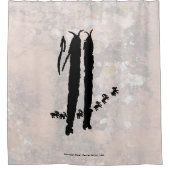 Petroglyph-paneel Douchegordijn (Voorkant)