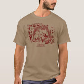 Petroglyph-paneel T-shirt (Voorkant)
