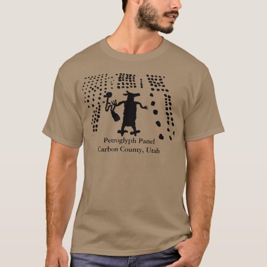 Petroglyph Panel Spideroman & Coyote T-shirt (Voorkant)