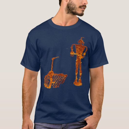 Petroglyph Rock Art T-shirt (Voorkant)