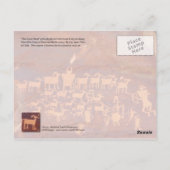 Petroglyph van de Grote Hunt, Nine Mile Canyon, UT Briefkaart (Achterkant)