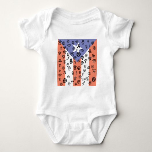 Petroglyphed Flag Romper (Voorkant)