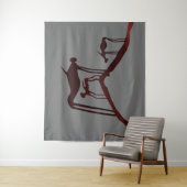 Petroglyphs Afrikaanse grotkunst - Oude dieren Wandkleed (In situ)