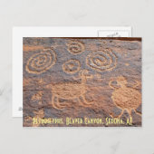 Petroglyphs, Beaver Canyon, Sedo... Briefkaart (Voorkant / Achterkant)