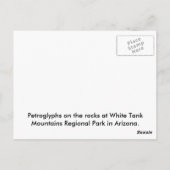 Petroglyphs Briefkaart (Achterkant)