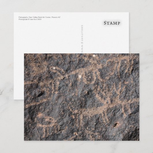 Petroglyphs Briefkaart (Voorkant / Achterkant)