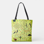 Petroglyphs Canvas tas (Achterkant)