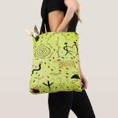 Petroglyphs Canvas tas (Dichtbij)