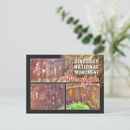 Petroglyphs, Dinosaur National Monument (Utah) Briefkaart (Staand voorkant)