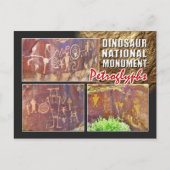 Petroglyphs, Dinosaur National Monument (Utah) Briefkaart (Voorkant)