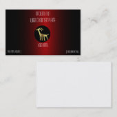 Petroglyphs Gold Goat Logo Visitekaartje (Voorkant / Achterkant)