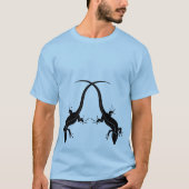 Petroglyphs Grotcreatures Zwarte woestijnhagedisse T-shirt (Voorkant)