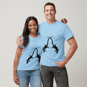 Petroglyphs Grotcreatures Zwarte woestijnhagedisse T-shirt