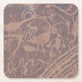 Petroglyphs Kartonnen Onderzetters (Voorkant)