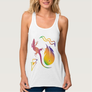 Petroglyphs My Pet Lizard Tanktop