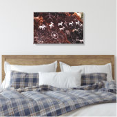 PETROGLYPHS NEVADA WOESTIJN AMERIKAANS ZUIDWESTEN CANVAS AFDRUK (Insitu (Slaapkamer))