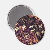 PETROGLYPHS NEVADA WOESTIJN AMERIKAANS ZUIDWESTEN MAGNEET (Voorkant / Achterkant)