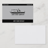 Petroglyphs Noorwegen Vikingschip Visitekaartje (Voorkant / Achterkant)