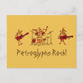Petroglyphs Rock Band Post Card Briefkaart (Voorkant)