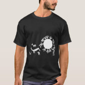 Petroglyphs Rock Carvings in Tanum T-Shirt (Voorkant)