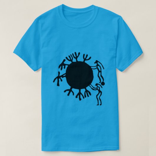 Petroglyphs Rock Carvings in Tanum T-Shirt (Design voorkant)