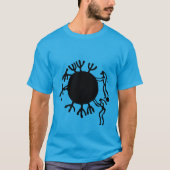 Petroglyphs Rock Carvings in Tanum T-Shirt (Voorkant)