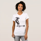 Petroglyphs Silhouette Kokopelli T-shirt (Voorkant volledig)