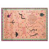 Petroglyphs Tablecloth Tafelkleed (Voorkant (Horizontaal))