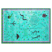 Petroglyphs Tablecloth Tafelkleed (Voorkant (Horizontaal))