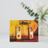Petrol Station, Gas Station Briefkaart (Staand voorkant)