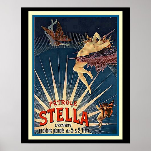 Petrol Stella Vintage ad Poster 16 x 20 (Voorkant)