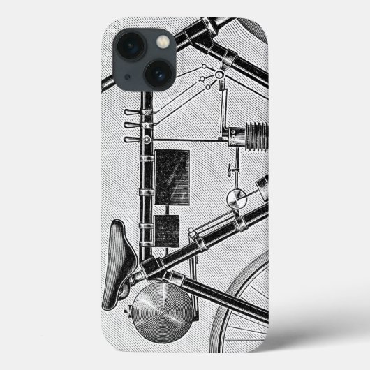 Petrolette Omega Motorcycle, 1895 Case-Mate iPhone Case (Achterkant)