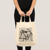 Petrolette Omega Motorcycle, 1895 Tote Bag (Voorkant (product))