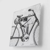 Petrolette Omega Motorcycle, 1895 Vierkante Klok (Hoek)