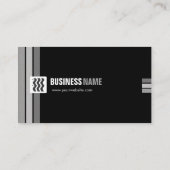 Petroleum Engineer - Creative Black White Visitekaartje (Achterkant)