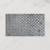 Petroleum Engineer - Diamond Metal Bord Visitekaartje (Achterkant)