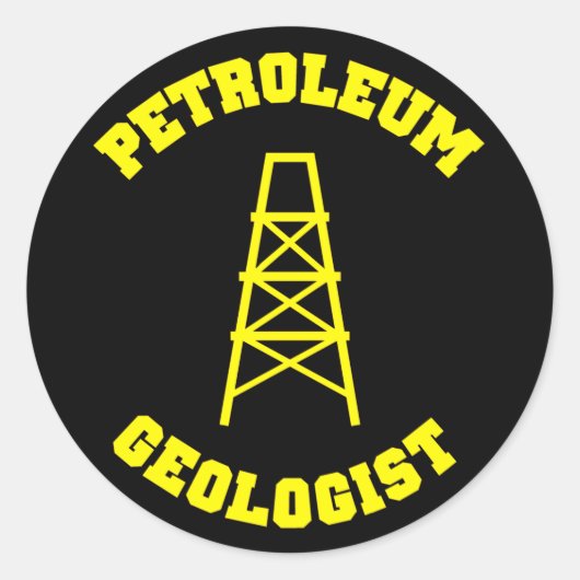 Petroleum Geologist Sticker (Voorkant)