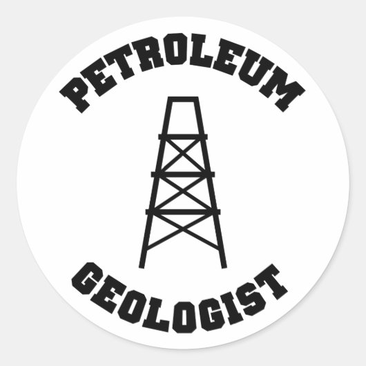 Petroleum Geologist Sticker (Voorkant)