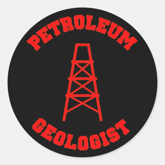 Petroleum Geologist Sticker (Voorkant)