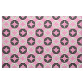  petroleumepatroon in roze zwart-wit stof (Fat Quarter)