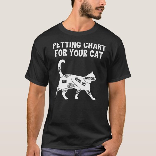 Petroleumkaart voor kattenkatten t-shirt (Voorkant)