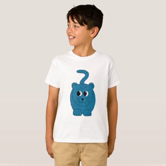 Petrolkatze T-shirt (Voorkant volledig)