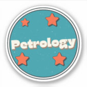 Petrologie Sticker (Voorkant)