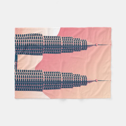 Petronas Tower in Kuala Lumpur Fleece Deken (Voorkant (Horizontaal))