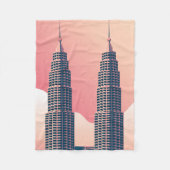 Petronas Tower in Kuala Lumpur Fleece Deken (Voorkant)