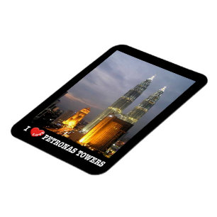 Petronas Tower - Kuala Lumpur - Maleisië - Ik hou  Magneet