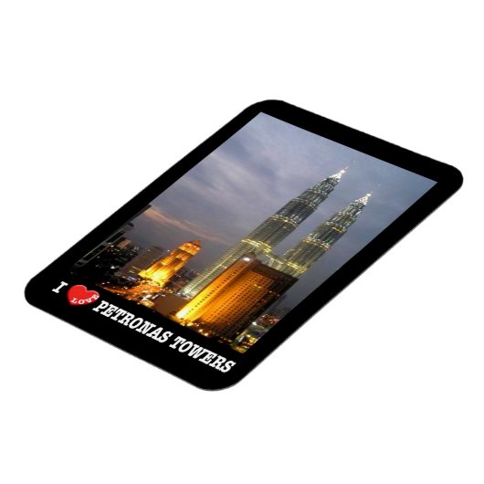Petronas Tower - Kuala Lumpur - Maleisië - Ik hou  Magneet (Linkerzijde)